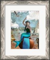 Framed Beach Mermaid