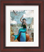 Framed Beach Mermaid