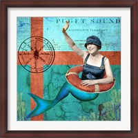 Framed Puget Sound Mermaid