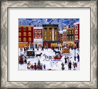 Framed Christmas On Main Street