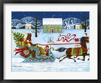 Framed Christmas Sleigh