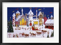 Framed Santa's North Pole