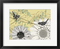 Birds on a Wire II Framed Print
