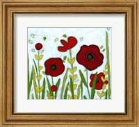 Framed Precious Poppies II