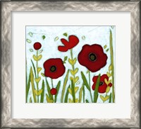 Framed Precious Poppies II