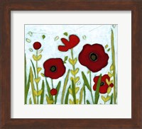 Framed Precious Poppies II