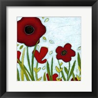 Framed Precious Poppies III