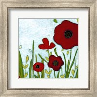 Framed Precious Poppies IV