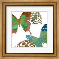 Framed Scattered Butterflies I