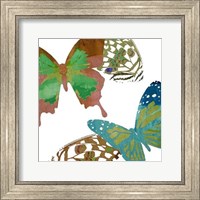 Framed Scattered Butterflies I