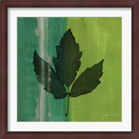 Framed Silver Leaf Tile II