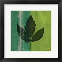 Framed Silver Leaf Tile II