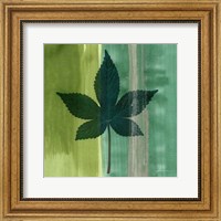 Framed Silver Leaf Tile IV