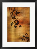 Sepia Floral II Framed Print