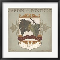 Framed Vintage Wine Labels I