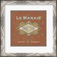 Framed Vintage Wine Labels II