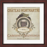 Framed Vintage Wine Labels III