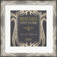 Framed Vintage Wine Labels V