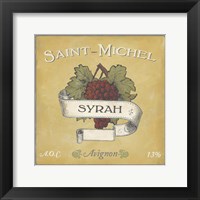 Vintage Wine Labels VI Framed Print