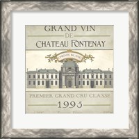 Framed Vintage Wine Labels IX