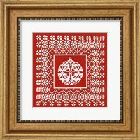 Framed Fair Isle Snowflake IV