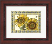 Framed Classical Sunflower II