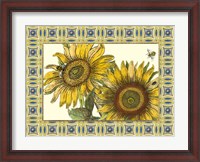 Framed Classical Sunflower II