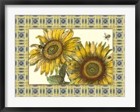 Framed Classical Sunflower II