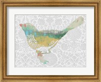Framed Patterned Bird I