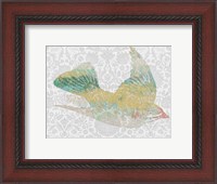 Framed Patterned Bird III