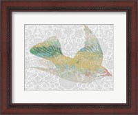 Framed Patterned Bird III