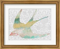 Framed Patterned Bird IV