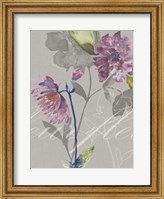 Framed Violette Fleur II