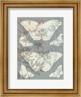 Framed Flowers & Butterflies I