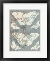 Flowers & Butterflies I Framed Print