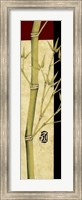 Framed Meditative Bamboo Panel I