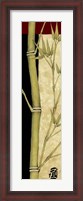 Framed Meditative Bamboo Panel III