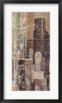 Washed Skyline I Framed Print