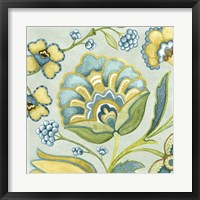 Framed Decorative Golden Bloom III