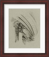 Framed Charcoal Architectural Study III