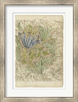 Framed Floral Pattern Study III