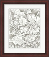 Framed Floral Pattern Sketch I
