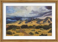 Framed Desert Mountain Light