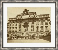 Framed Trevi Fountain