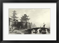 Scenes in China IX Framed Print