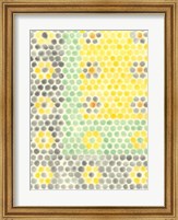 Framed Floral Linoleum II