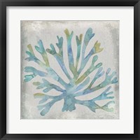 Framed Watercolor Coral I