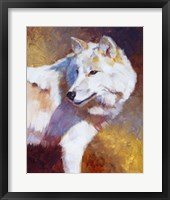 Framed White Wolf