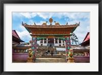 Framed Entrance to Tengboche Monastery, Nepal.