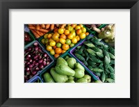 Framed Asia, Singapore. Fresh produce for sale at street market